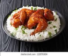 Grill Chicken  with White Rice
